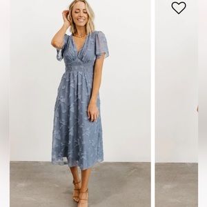 Baltic Born June smocked midi dress